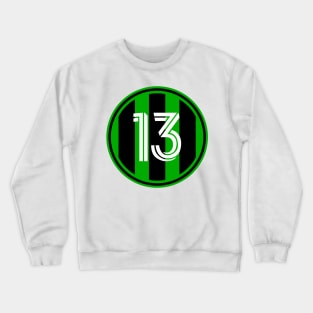 Aaron Schoenfeld Number 13 Jersey Austin FC Inspired Crewneck Sweatshirt